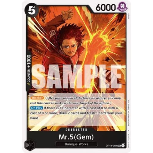 Mr.5(Gem) OP14-094 UC The Azure Sea’s Seven - Single