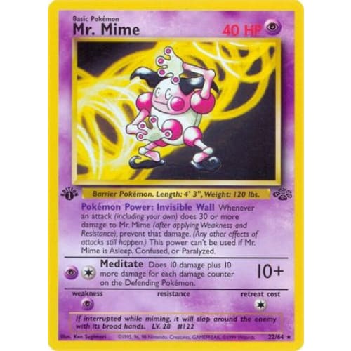 Mr. Mime (022/064) Rare Classic Unlimited - Single