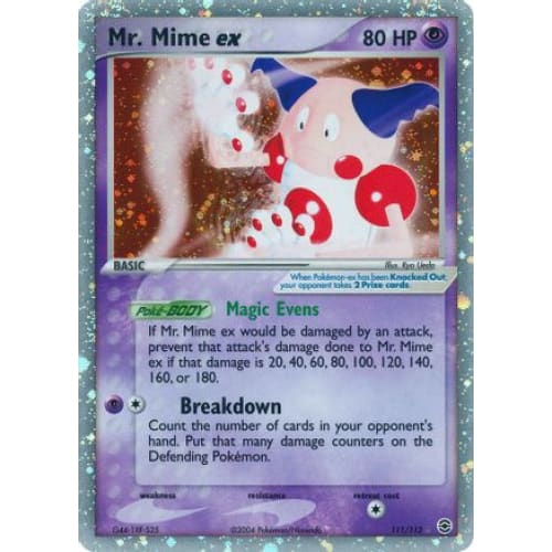 Mr. Mime ex (111/112) Holo Rare Holofoil - Single