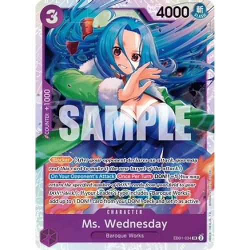 Ms. Wednesday EB01-034 SR Extra Booster: Memorial