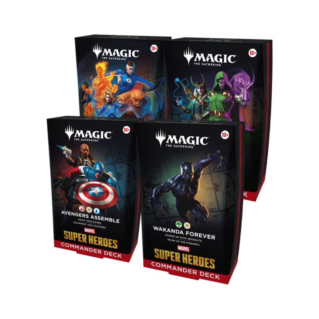 MTG - Marvel Super Heroes Commander Deck Bundle (Pre Order)