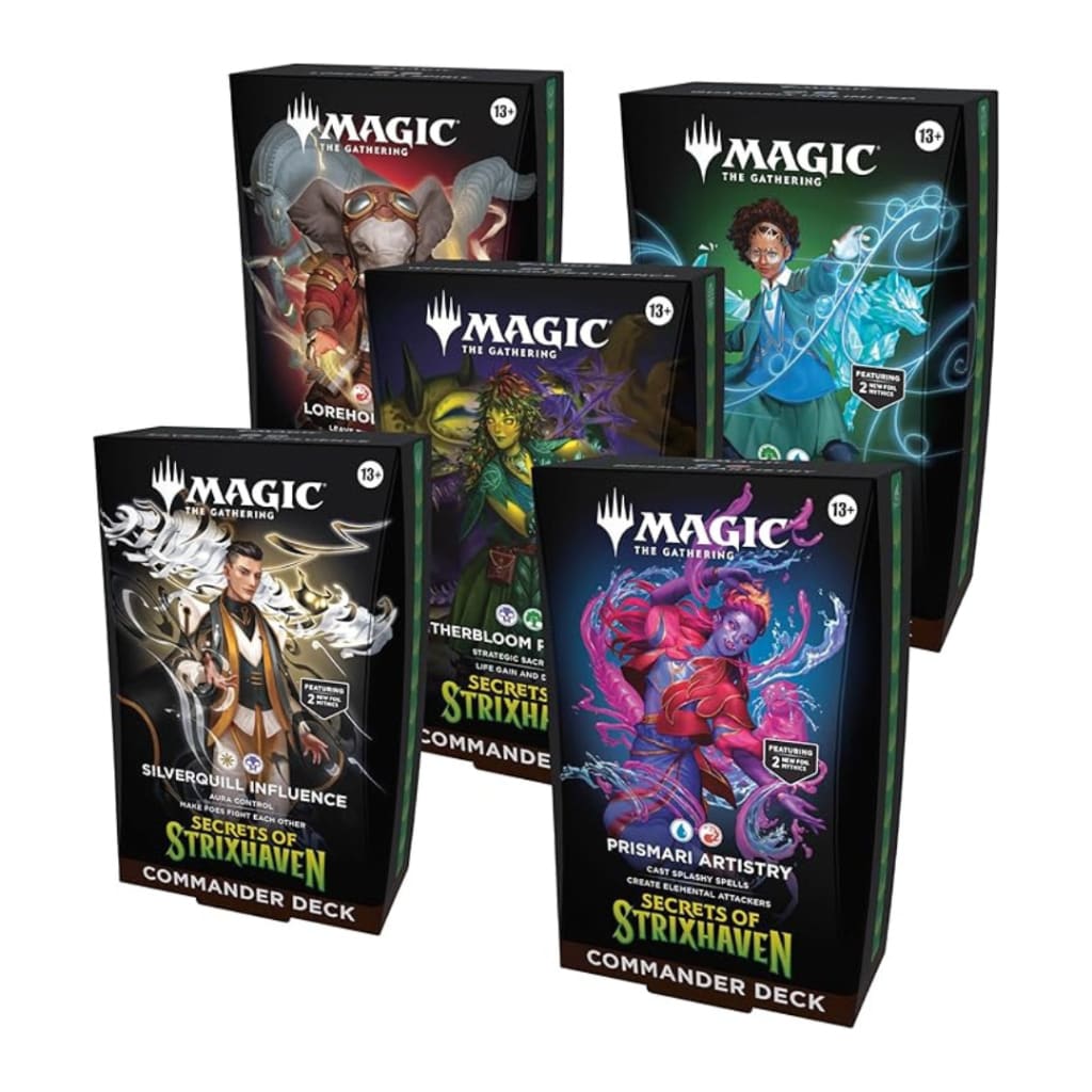 MTG Secrets of Strixhaven Commander Deck Bundle - Includes