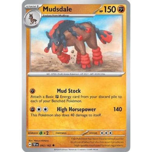 Mudsdale (92) Uncommon Reverse Holofoil - Single