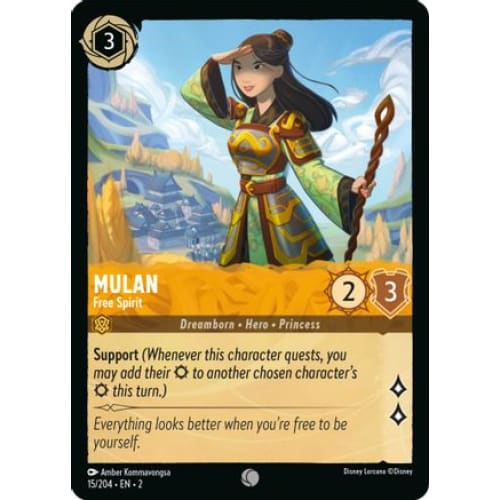 Mulan - Free Spirit (15/204) - Rise of the Floodborn