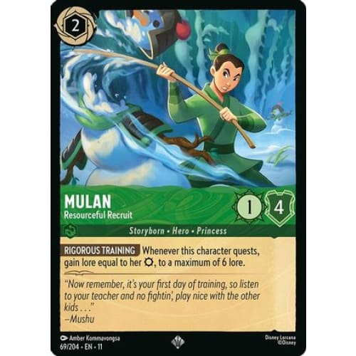 Mulan - Resourceful Recruit (69/204) - Winterspell - Single