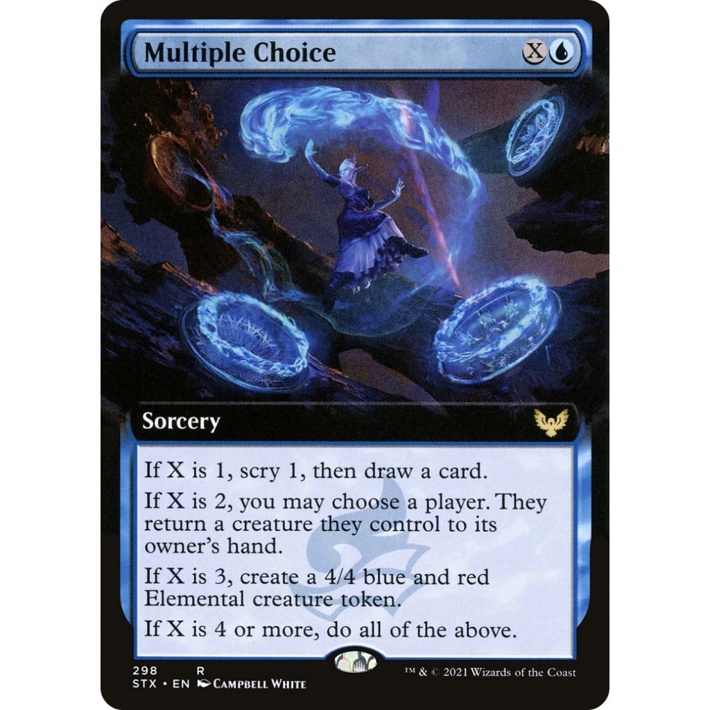 Multiple Choice (Extended Art) (STX-298): - Single