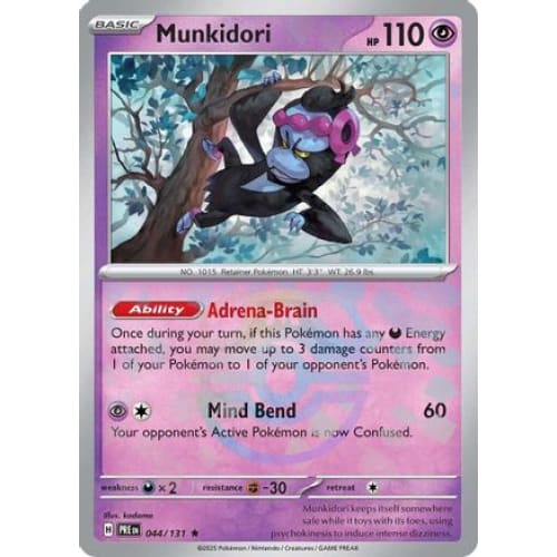 Munkidori (Master Ball Pattern) (44) Rare Classic Holofoil