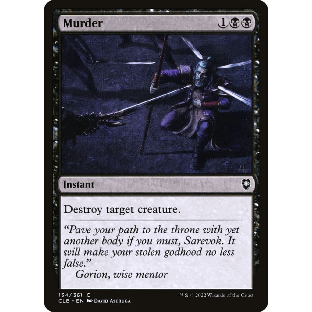 Murder (CLB-134) - Single