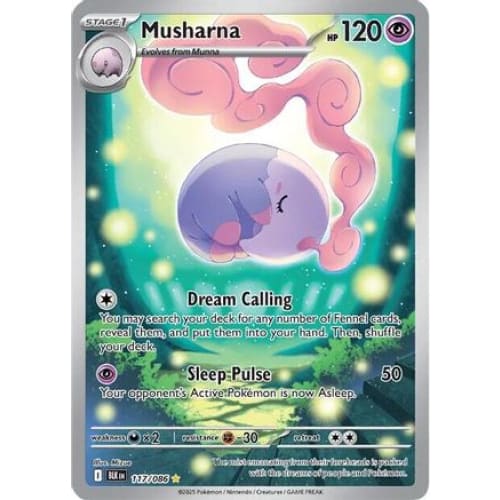 Musharna - 117/086 (117) Illustration Rare Holofoil - Single