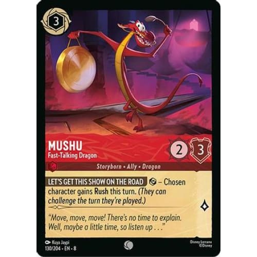 Mushu - Fast-Talking Dragon (130/204) - Reign of Jafar
