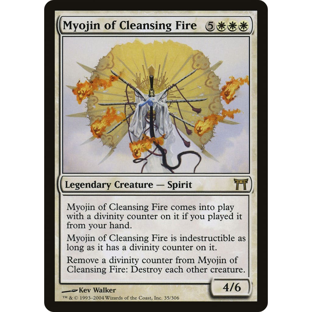 Myojin of Cleansing Fire (CHK-035) - Single