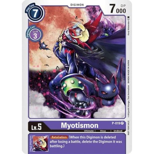 Myotismon - P-019 (P-019 P) Promo - Single