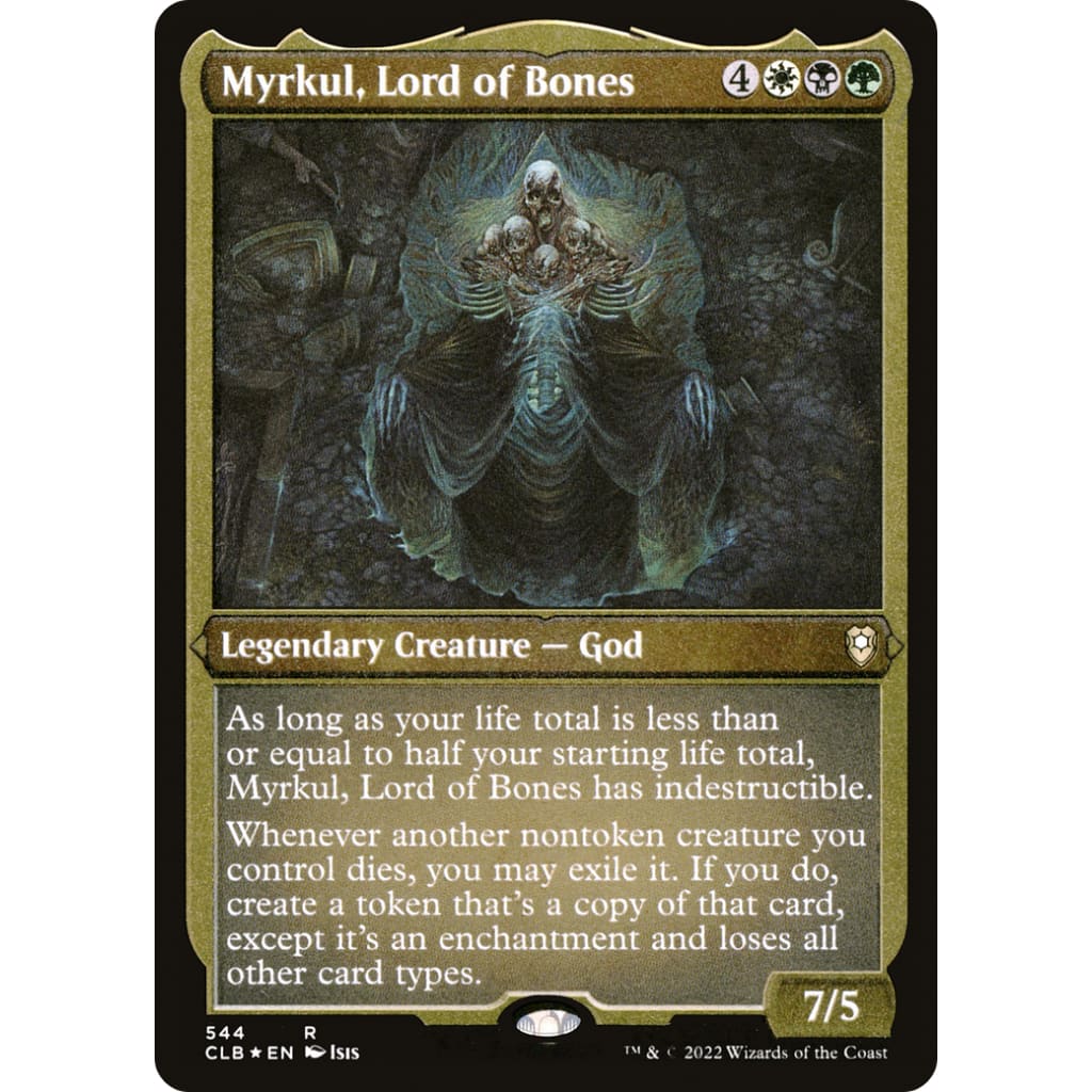 Myrkul Lord of Bones (CLB) Etched Foil - Single