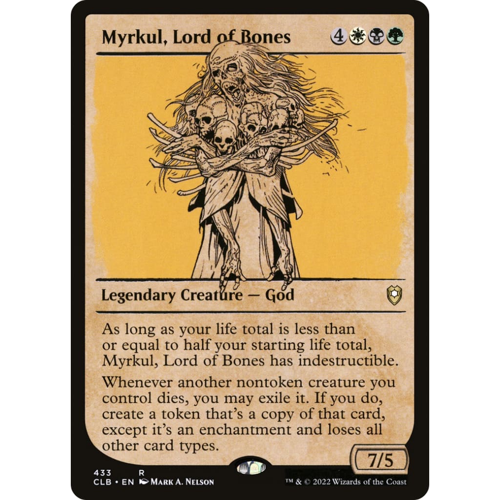 Myrkul Lord of Bones (CLB): (Showcase) Foil - Single