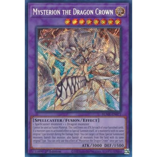 Mysterion the Dragon Crown - BLMR-EN071 Secret Rare 1st