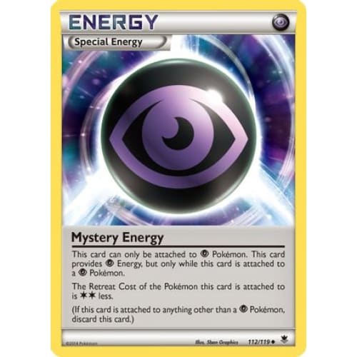 Mystery Energy (112/119) Uncommon Reverse Holofoil - Single