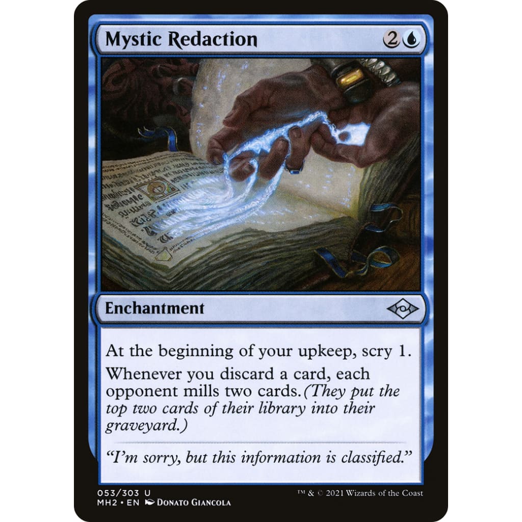 Mystic Redaction (MH2-053) - Single