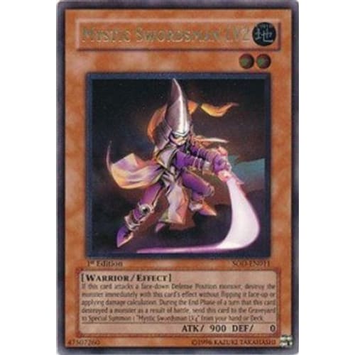 Mystic Swordsman LV2 (UTR) (SOD-EN011) Ultimate Rare 1st