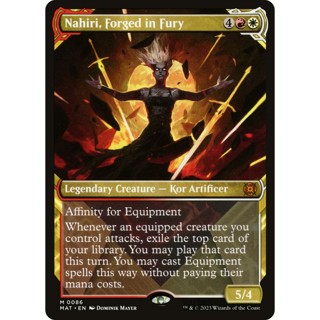 Nahiri Forged in Fury (MAT-086): (Showcase) - Single
