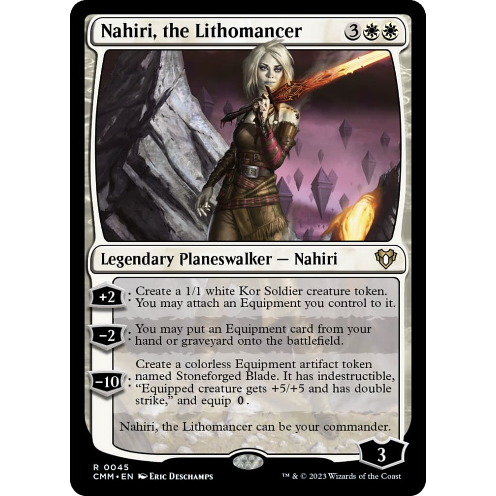 Nahiri the Lithomancer (CMM-045) - Single