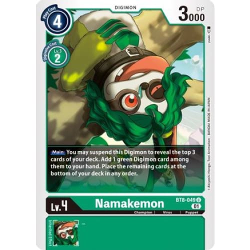 Namakemon - BT8-049 - Uncommon - Single