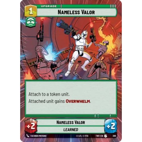 Nameless Valor (Hyperspace) (389) Foil - Single