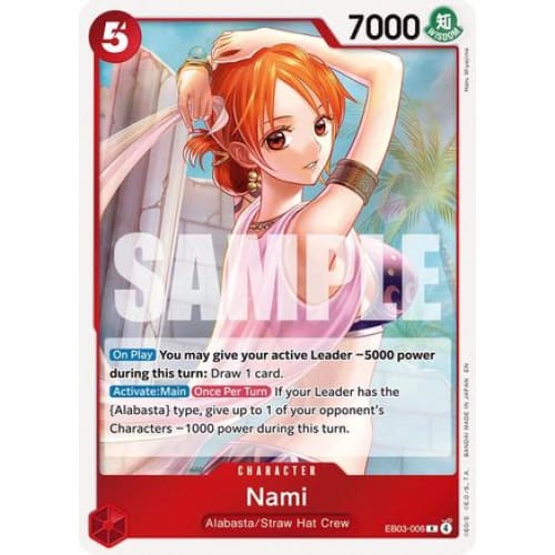 Nami (006) EB03-006 R Extra Booster: One Piece Heroines