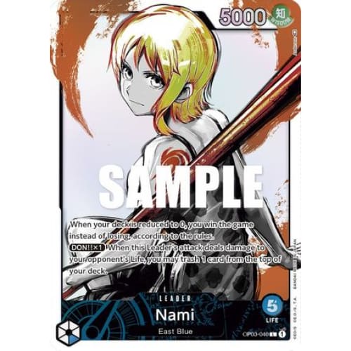 Nami (040) (Alternate Art) OP03-040 L Pillars of Strength