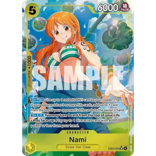 Nami (053) (Alternate Art) EB03-053 SR Extra Booster: