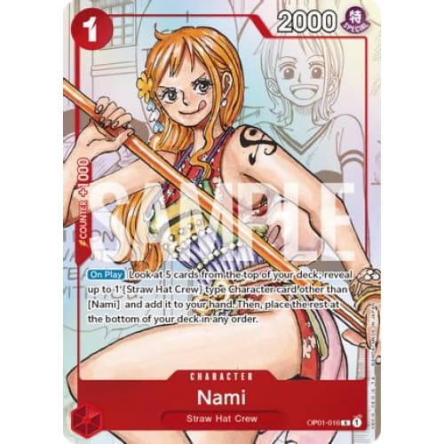 Nami - OP01-016 (Alternate Art) PR One Piece Promotion