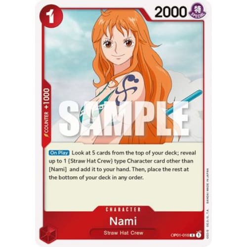 Nami OP01-016 R Romance Dawn Foil - Single