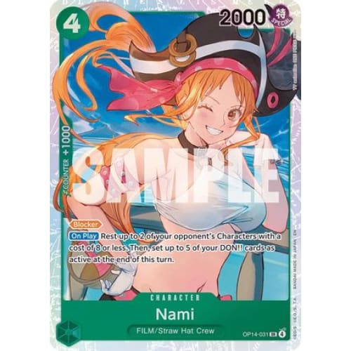Nami OP14-031 SR The Azure Sea’s Seven Foil - Single