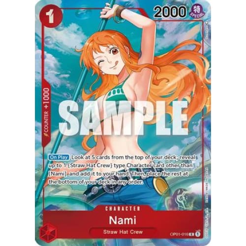 Nami (Parallel) OP01-016 R Romance Dawn Foil - Single