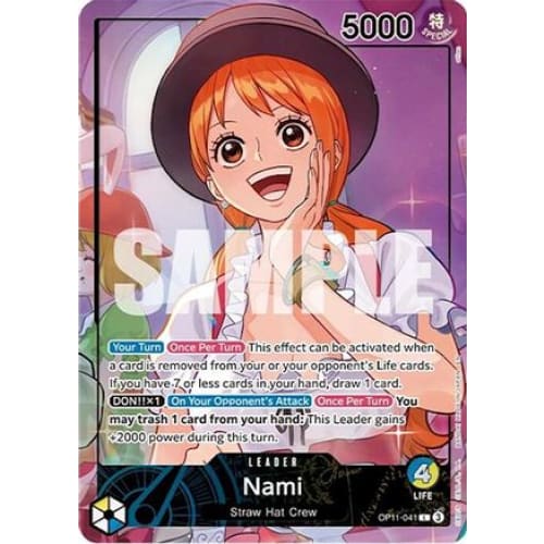 Nami (Whole Cake Island Arc) OP11-041 L One Piece Promotion