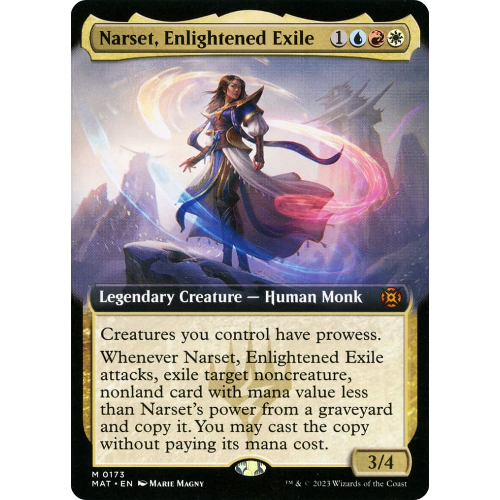 Narset Enlightened Exile (MAT-173): (Extended Art) Foil