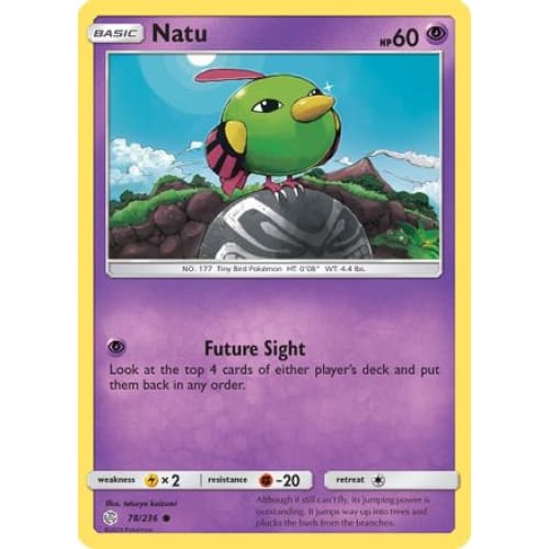 Natu (078/236) Common Reverse Holofoil - Single