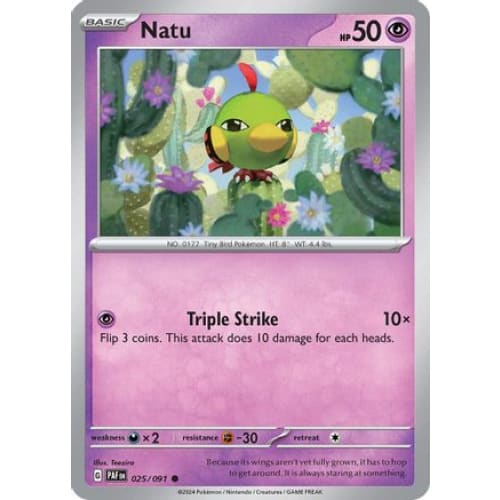 Natu (25) Common Reverse Holofoil - Single