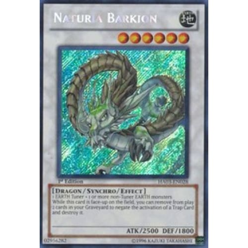 Naturia Barkion (HA03-EN028) Secret Rare 1st Edition