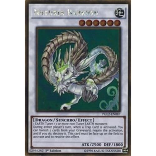Naturia Barkion (PGL2-EN087) Gold Rare Unlimited - Single