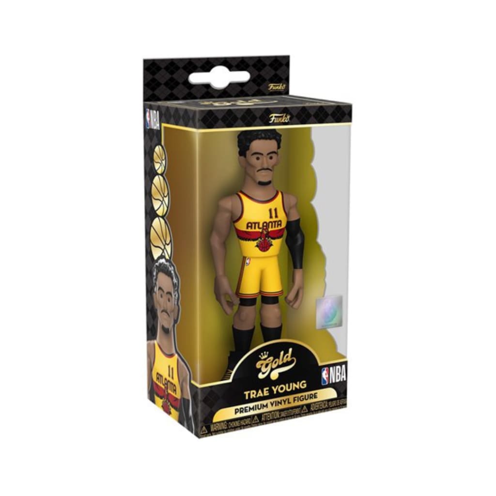 NBA Hawks Trae Young (Alternate Uniform) 5-Inch Vinyl Gold