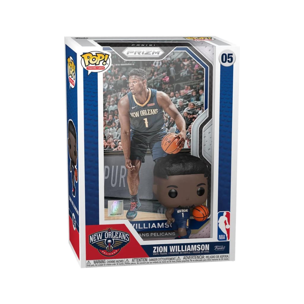 NBA Zion Williamson Pop! Trading Card Figure with Case
