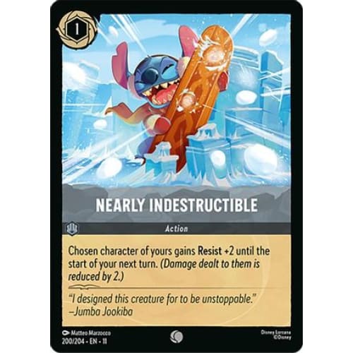 Nearly Indestructible (200/204) - Winterspell Cold Foil