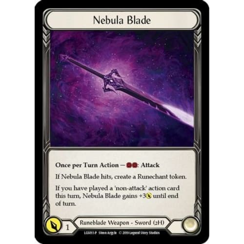 Nebula Blade (FLESH AND BLOOD: PROMO CARDS) 1st Edition