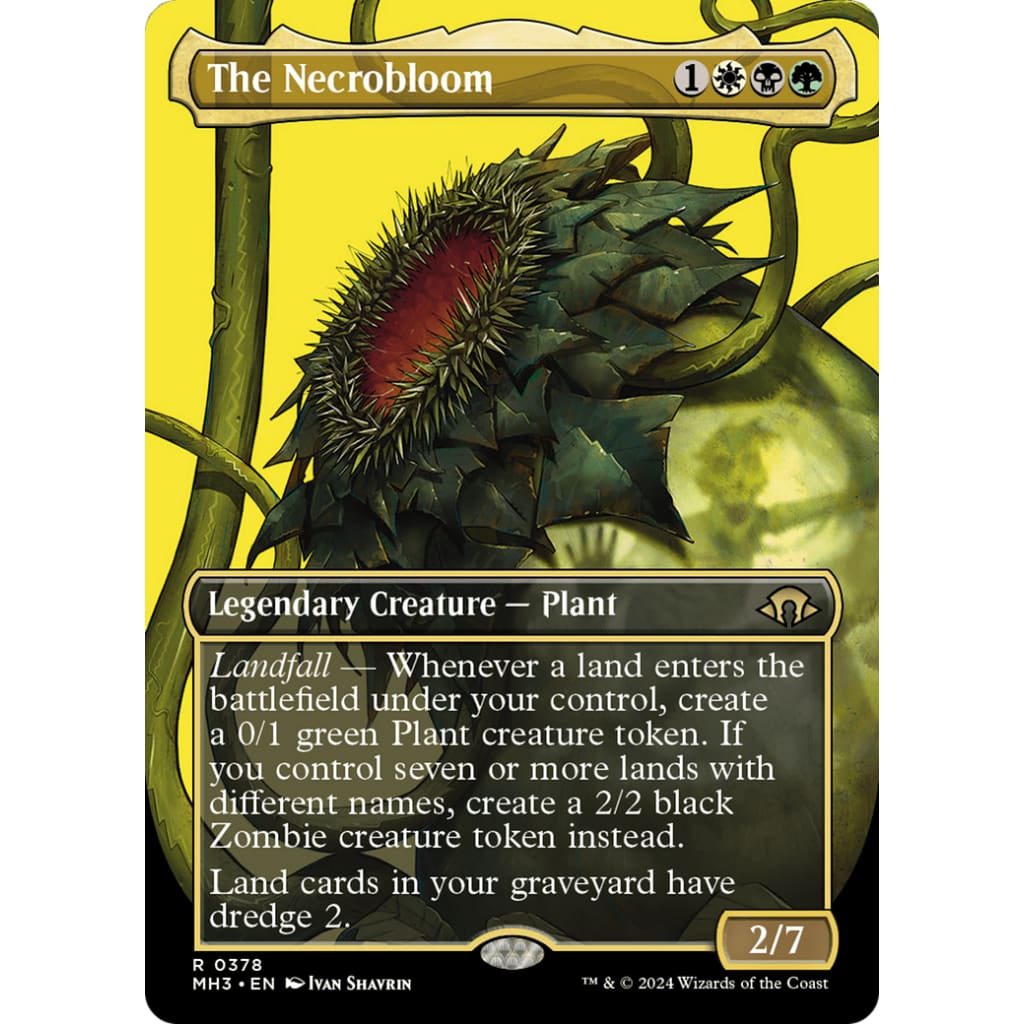 The Necrobloom (MH3-378) (Borderless) Foil - Single