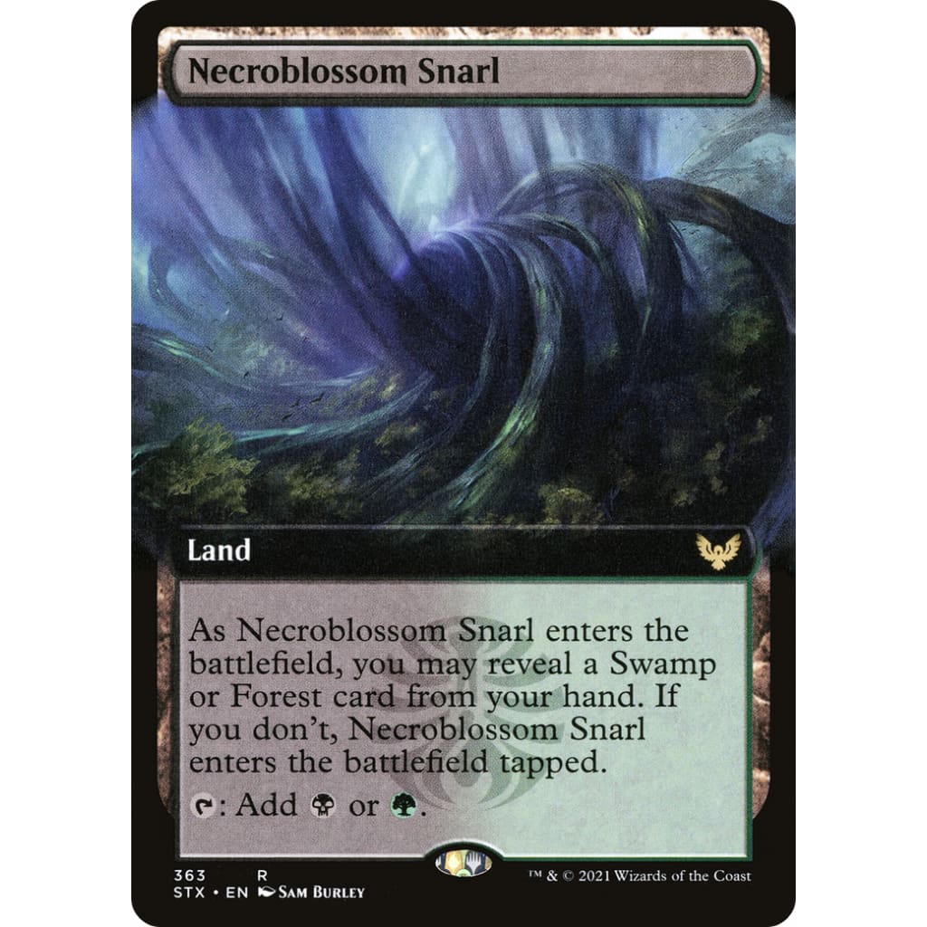 Necroblossom Snarl (Extended Art) (STX-363): - Single