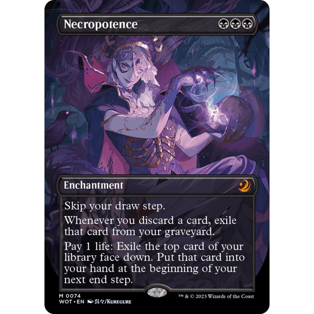 Necropotence (WOT-074) (Borderless) - Single