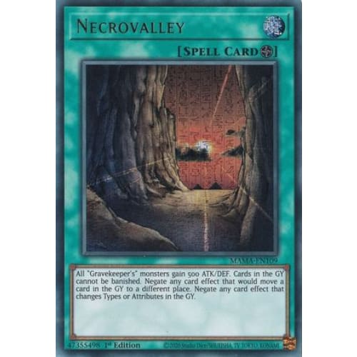 Necrovalley (Ultra Pharaoh’s Rare) - MAMA-EN109 Ultra Rare