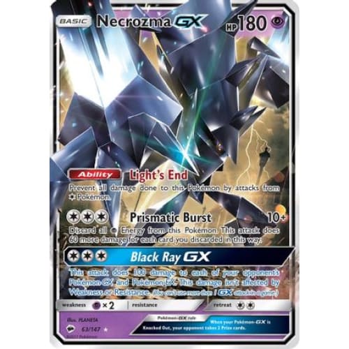 Necrozma-GX (063/147) Holo Rare Holofoil - Single