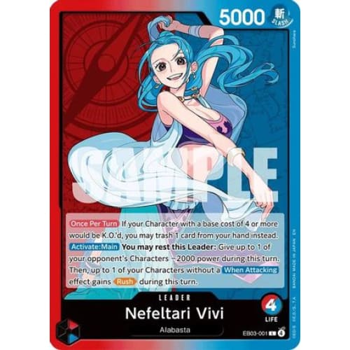 Nefeltari Vivi - 001 EB03-001 L Extra Booster: One Piece