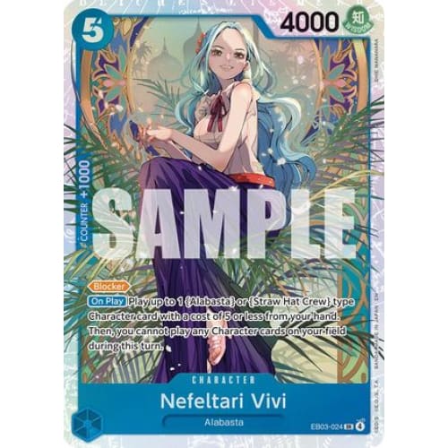 Nefeltari Vivi (024) EB03-024 SR Extra Booster: One Piece